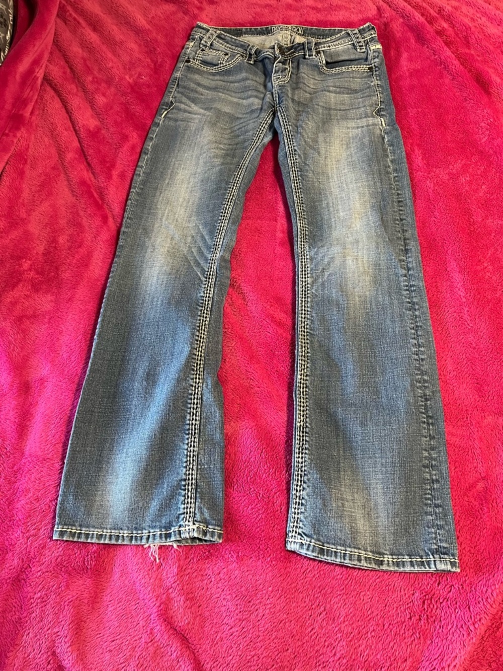 Rock & Roll Cowgirl Women's Medium Blue Bootcut Jeans